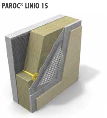 Paroc Linio 15 монтаж